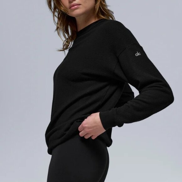 ALO Yoga Black Soho Pullover - Size XS - NWT - Picture 4 of 4